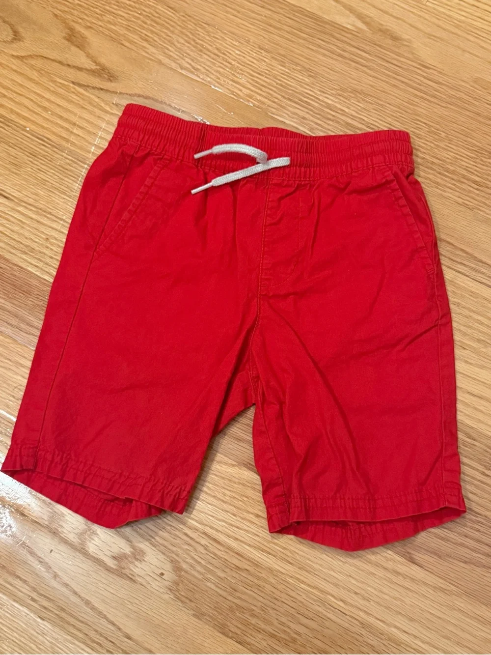 Old Navy Boys 3-Pack Pull-On Shorts in Navy, Red & Charcoal